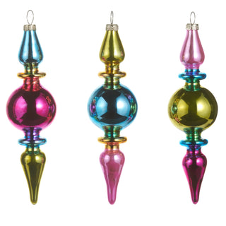 Multicolor Drop Ball Ornament