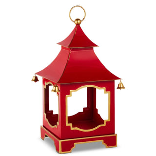 Red and Gold Bell Pagoda Lantern