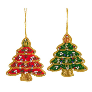 Beaded Tree Ornament