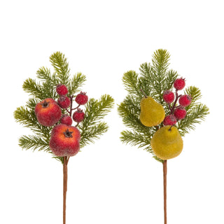 Iced Fruit and Greenery Spray