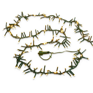 Connectable Green Cluster Garland Lights, 10'