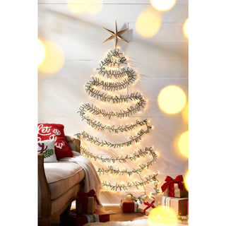 Connectable Green Cluster Garland Lights, 10'