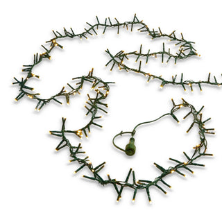 Connectable Green Cluster Garland Lights, 40'