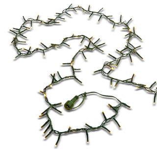 Connectable Green Snake Garland Lights, 36.5'
