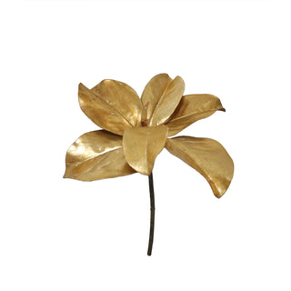 Gold Magnolia Leaf Pick, 14"