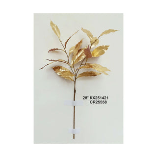 Metallic Laurel Spray