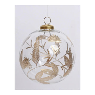 Handcrafted Botanical Glass Ornament