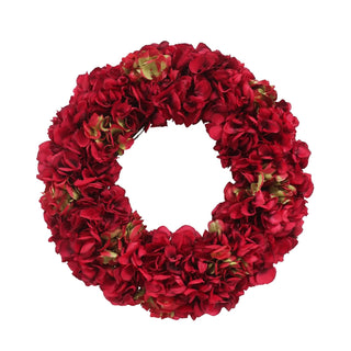 Ruby Bloom Hydrangea Wreath