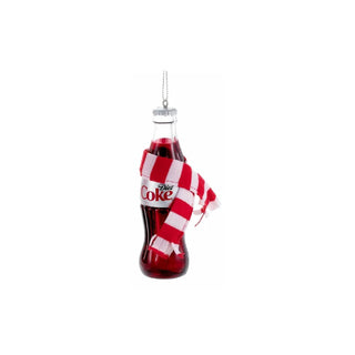 Coke Bottle with Scarf Ornament