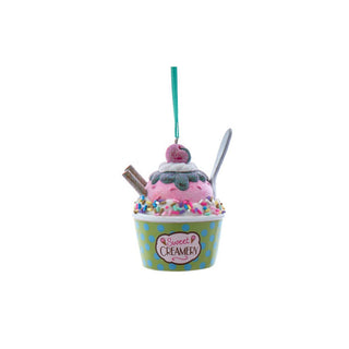 Pastel Ice Cream Cup Ornament