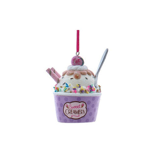 Pastel Ice Cream Cup Ornament