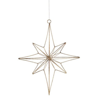Wire Star of Bethlehem Ornament