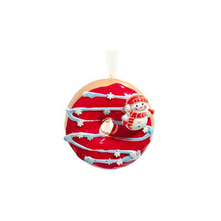 Decorated Christmas Donut Ornaments