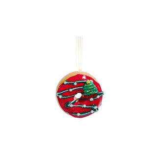 Decorated Christmas Donut Ornaments
