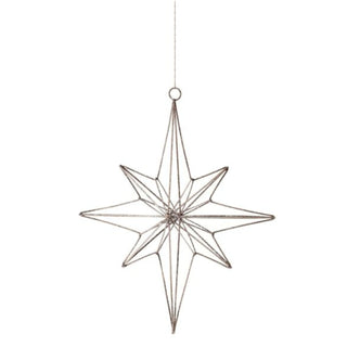 Wire Star of Bethlehem Ornament