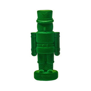 Flocked Holiday Nutcracker