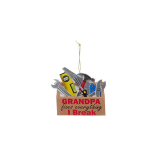 Grandpa and Grandma Tools and Kitchen Ornament