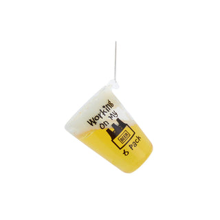 Beer Glass With Words Ornaments