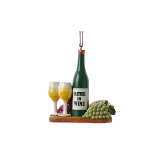 Wine Plate With Cheese Ornaments