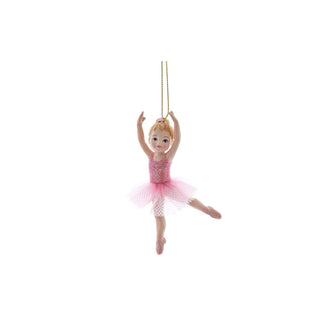 Little Girl Pink Ballerina Ornament
