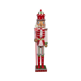Festive Red, Green & White Nutcracker