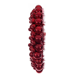 Red Shiny Ball Wreath