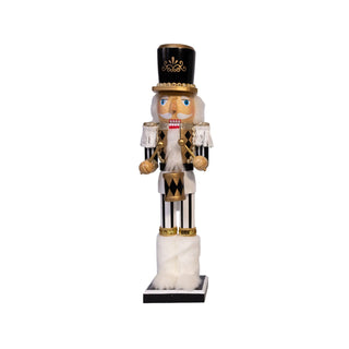 Black, White & Gold Nutcracker