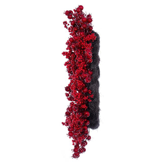 Red Deluxe Mixed Berry Wreath, 28"
