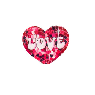 Disco “Love” Heart Magnet
