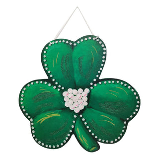 Elegant Shamrock Door Hanger