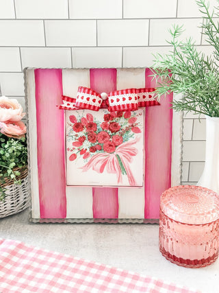 Rose Heart Bouquet Mini Gallery Art