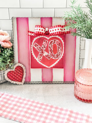 XO Heart Mini Gallery Art