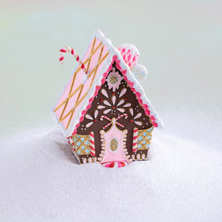 Ginger Cottage Ornament by Glitterville