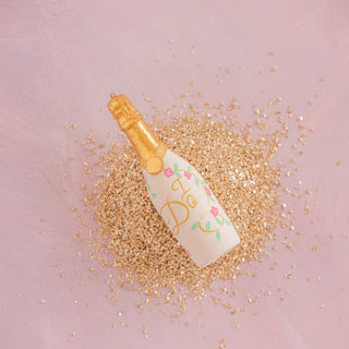 “I Do” Champagne Bottle Ornament by Glitterville