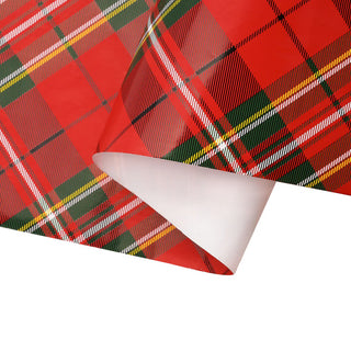 Red Tartan Plaid Holiday Wrapping Paper
