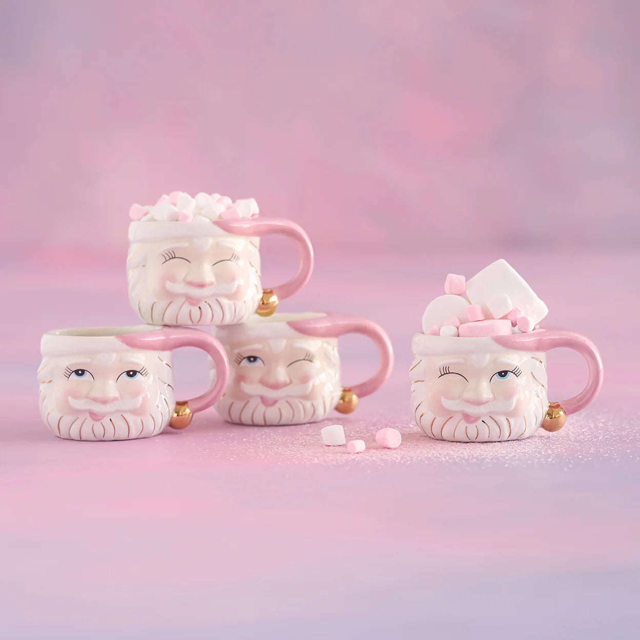 Glitterville Papa Noel Mug