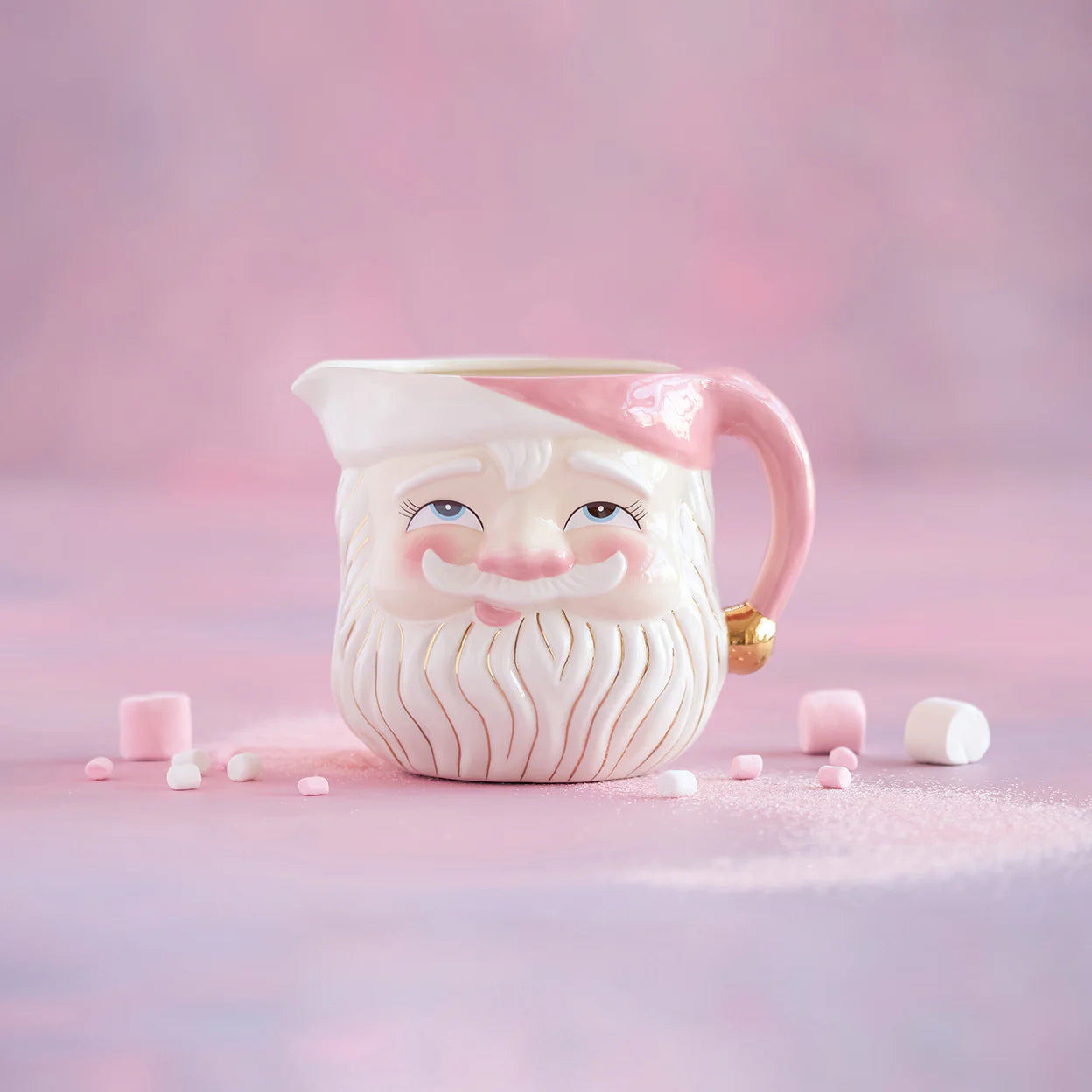 Glitterville Mrs. Papa Noel Pitcher - Thumbnail 2