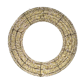 COPPER METAL WREATH 30''