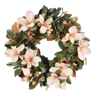 Magnolia Holiday Wreath, 26"