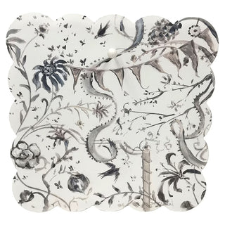 Gallery Black Chinoiserie Scallop Display Board