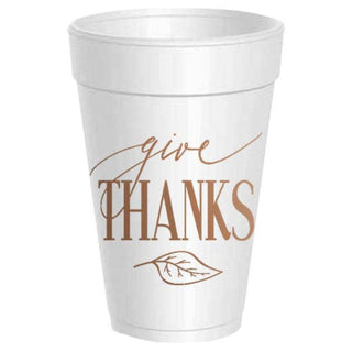 Give Thanks Leaf Cups