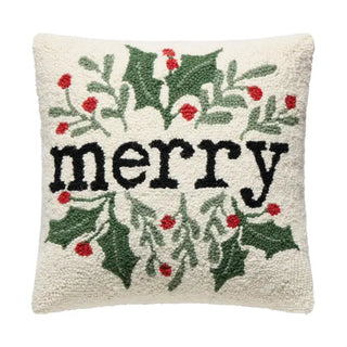 Simple Merry Foliage Hook Pillow