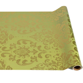 Light Green Damask Runner