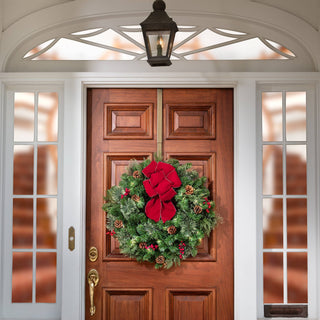 Adjustable Wreath Hanger, Antique Brass