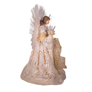 Gold & White Angel Treetop