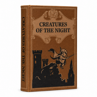 Vintage Halloween Book Storage Boxes