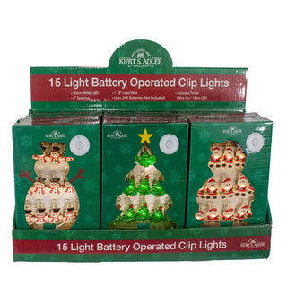 Christmas Character Fairy Clip Lights
