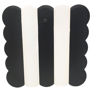 Black & Cream Scallop Display Board