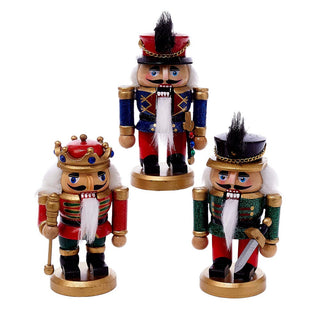 Miniature King and Soldier Nutcrackers