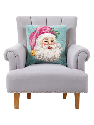Retro Pink Santa Hook Pillow